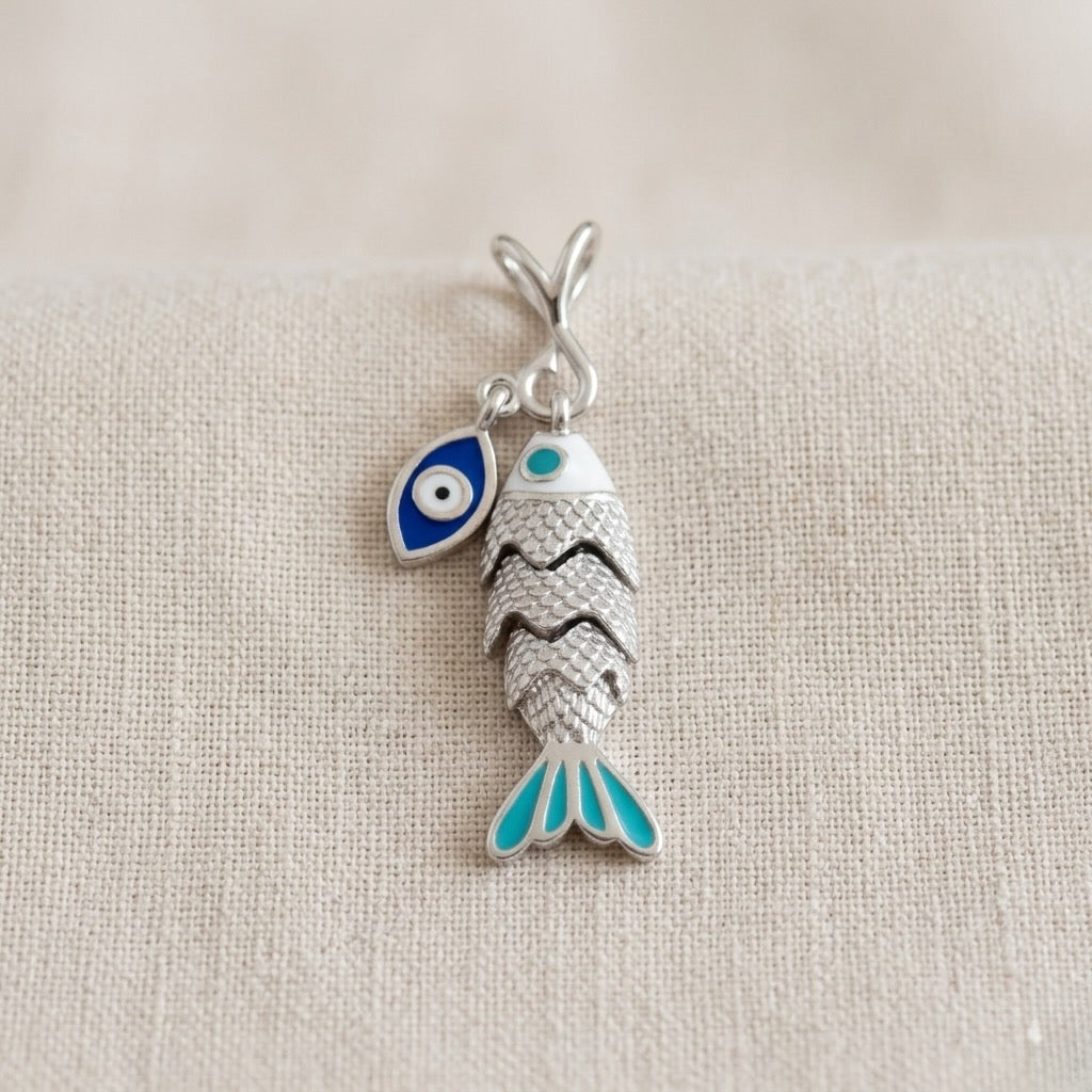 Nazar Evil Eye Necklace- Large - Gold-Plated or Silver