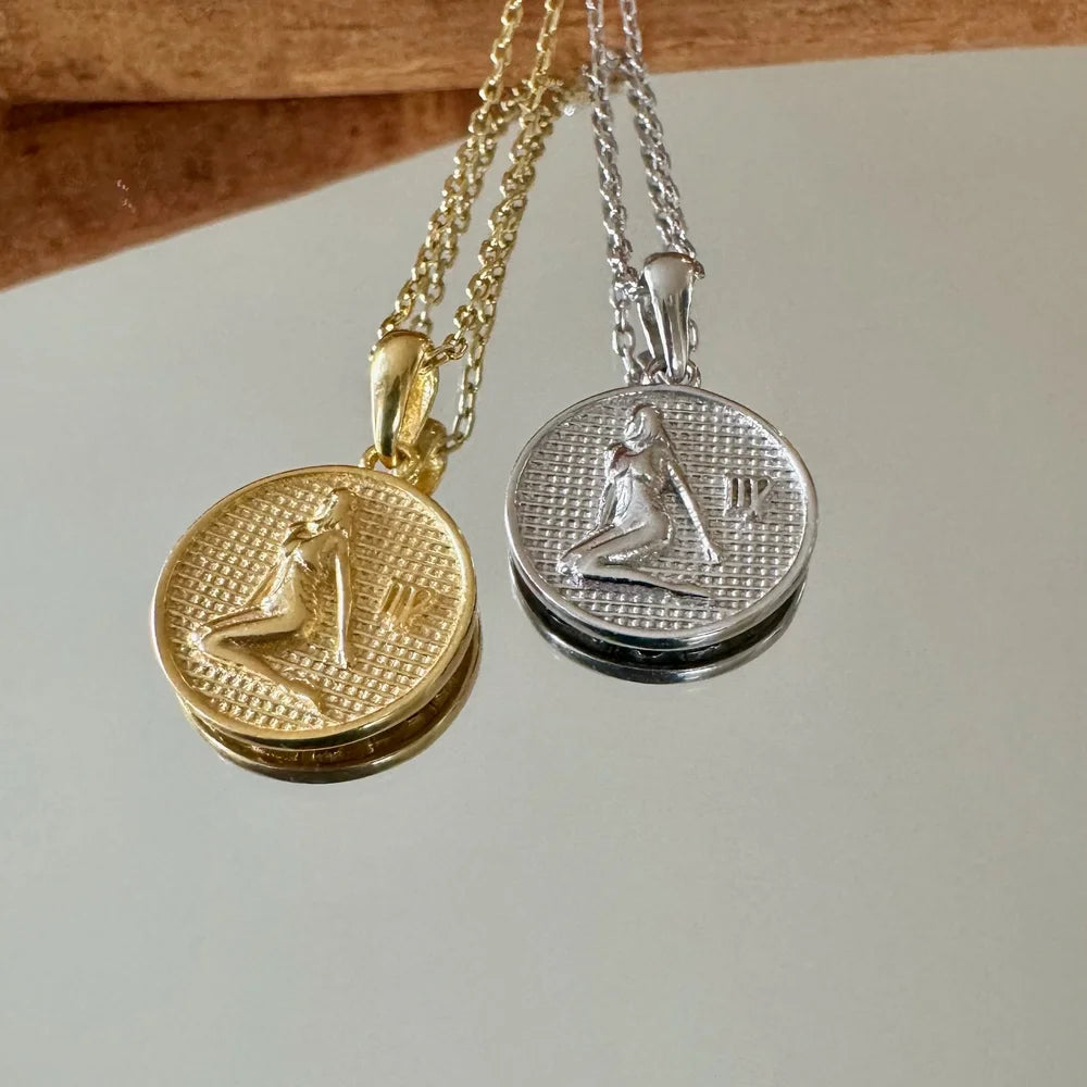 Gold and silver women's lockets featuring intricate designs, perfect for minimalist or vintage jewelry lovers.