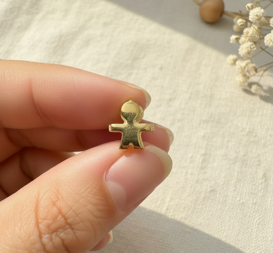 Couple Charm Necklace – 925 Sterling Silver, Gold-Plated