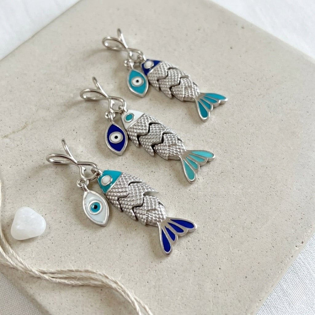 Nazar Evil Eye Necklace- Large - Gold-Plated or Silver