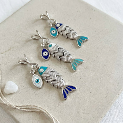 Nazar Evil Eye Necklace- Large - Gold-Plated or Silver