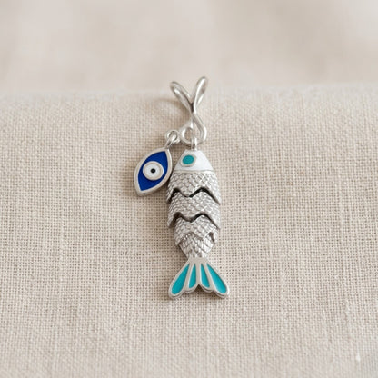 Nazar Evil Eye Necklace- Large - Gold-Plated or Silver