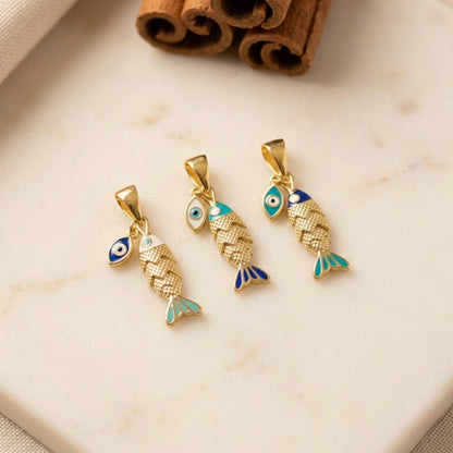 Nazar Evil Eye Necklace- Small - Gold-Plated or Silver