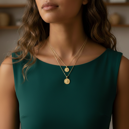 Stellar Signs Leo Necklace - Solid Gold Zodiac Pendant