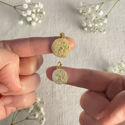 Stellar Signs Scorpio Necklace - Solid Gold Zodiac Pendant