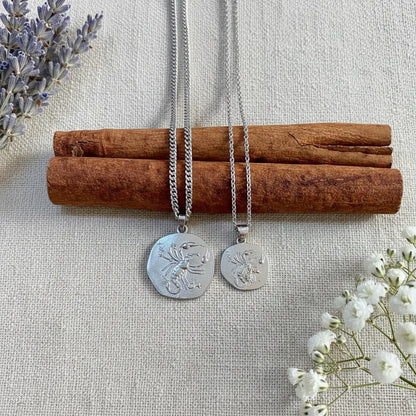 Stellar Signs Libra Necklace - Solid Gold Zodiac Pendant