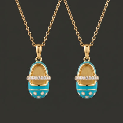 Aqua Elegance Charm - Solid Gold