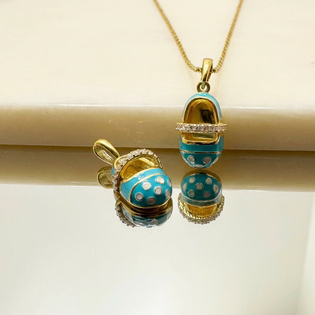 Aqua Elegance Charm - Silver