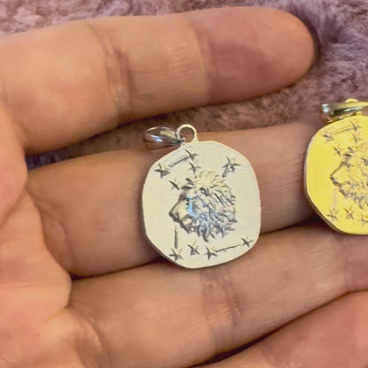 Stellar Signs Leo Necklace - Silver Zodiac Pendant
