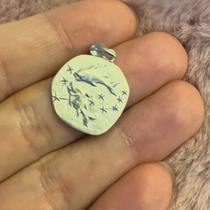 Stellar Signs Pisces Necklace - Silver Zodiac Pendant